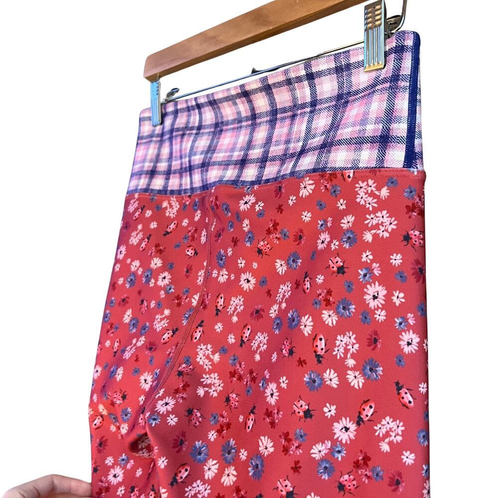 Anthropologie Active wear Kachel Floral Contrast Leggings - Picture 4 of 6